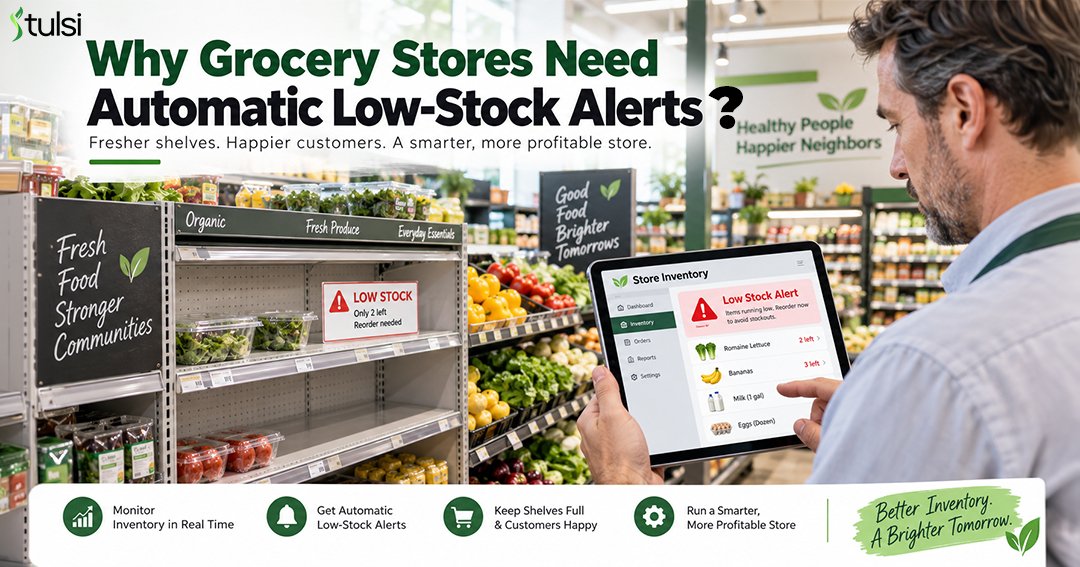 Why Grocery Stores Need Automatic Low-Stock Alerts